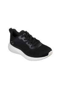 skechers - Buty damskie SKECHERS Bobs Sport Squad Tough Talk. Kolor: czarny. Model: Skechers Sport. Sport: turystyka piesza #1
