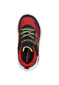 skechers - Adidasy Skechers S Lights-flex-glow, Dzieci. Kolor: czerwony. Materiał: materiał