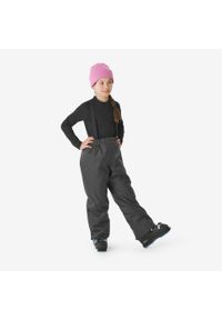 WEDZE - Spodnie narciarskie dla dzieci Quechua 100. Kolor: szary. Materiał: dzianina. Sezon: zima. Sport: narciarstwo #2