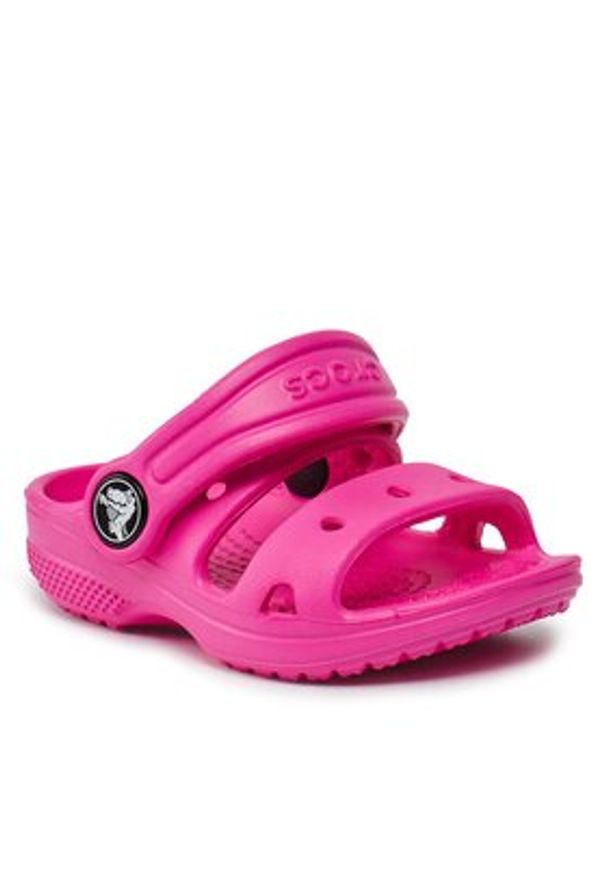 Crocs Klapki Classic Kids Sandal T 207537 Różowy. Kolor: różowy