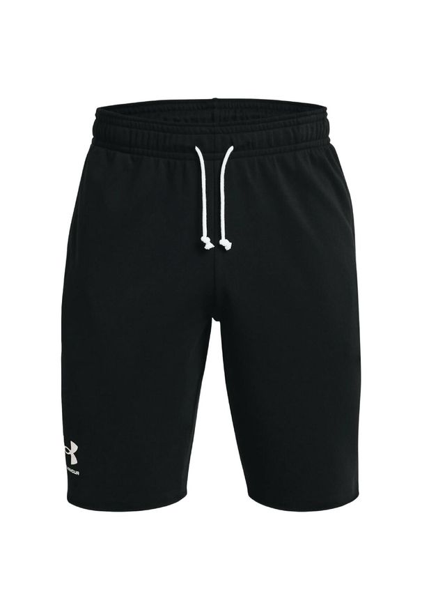 Szorty Under Armour Rival Terry. Kolor: wielokolorowy, biały, czarny. Materiał: bawełna, materiał. Sport: fitness