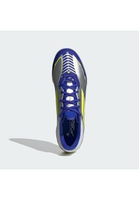 Adidas - Buty F50 League Messi TF. Kolor: żółty, wielokolorowy, niebieski, szary. Materiał: materiał