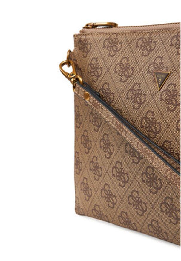 Guess Saszetka PMBALO P5235 Brązowy. Kolor: brązowy. Materiał: skóra