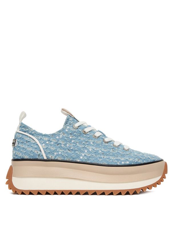 Sneakersy Tamaris. Kolor: niebieski