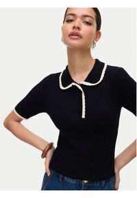 Vero Moda Sweter Manon 10336939 Czarny Slim Fit. Kolor: czarny. Materiał: wiskoza #4