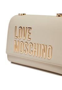 Love Moschino - LOVE MOSCHINO Torebka JC4024PP1LKD0110 Écru. Materiał: skórzane #4