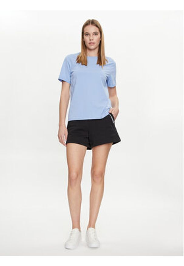 Helly Hansen Szorty sportowe W Core Sweat Shorts 54081 Czarny Regular Fit. Kolor: czarny. Materiał: bawełna