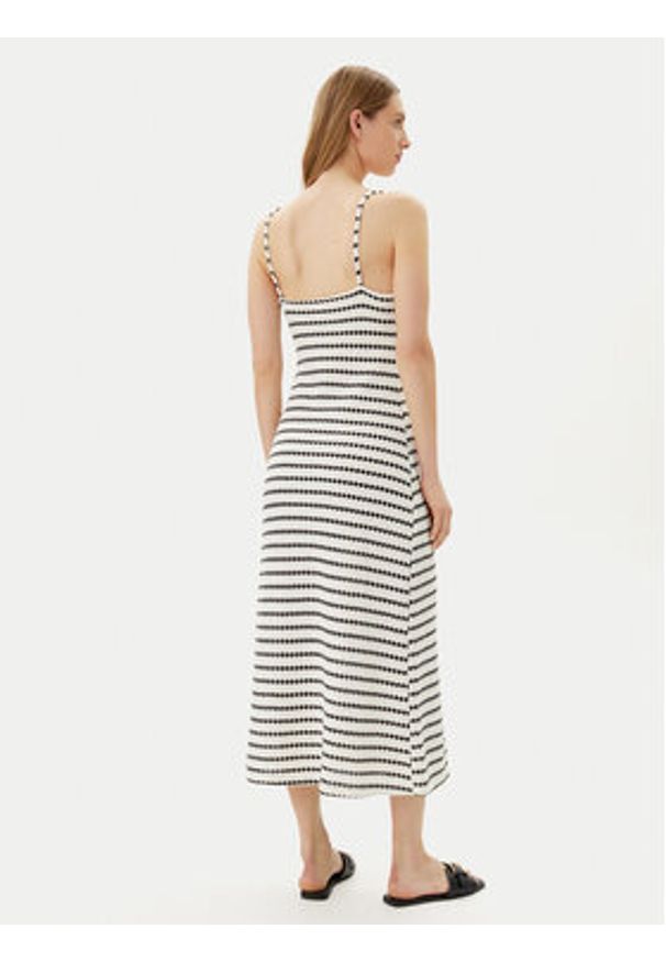 only - ONLY Sukienka letnia Eva 15346296 Écru Regular Fit. Materiał: syntetyk. Sezon: lato