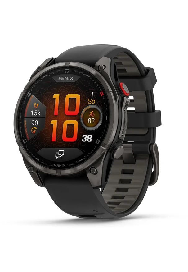 FENIX - Zegarek sportowy Fenix Fenix 8 Pro AMOLED Czarny (010-03198-01). Kolor: czarny. Styl: sportowy