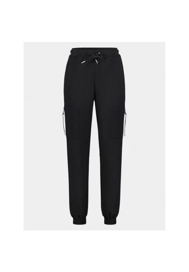LUHTA - Joggery damskie Luhta Anjala. Kolor: czarny. Materiał: materiał, dresówka