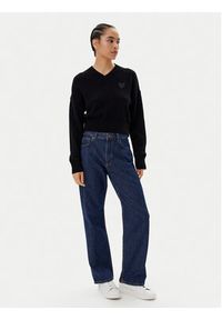 Hugo - HUGO Sweter Scutie 50543059 Czarny Relaxed Fit. Kolor: czarny. Materiał: syntetyk #4