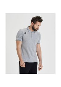 Koszulka polo Arena Team Polo shirt Solid Cotton. Typ kołnierza: polo. Kolor: szary. Materiał: bawełna
