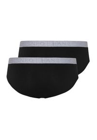Hanro Komplet 2 par slipów 73075 Czarny. Kolor: czarny. Materiał: bawełna