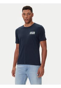 Jack & Jones - Jack&Jones Komplet 4 t-shirtów Geplas 12288304 Kolorowy Regular Fit. Materiał: bawełna. Wzór: kolorowy