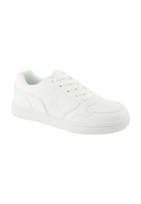 Le Coq Sportif - Kapcie LE COQ SPORTIF COURT BREAKER GS Biały. Kolor: biały. Materiał: syntetyk, tkanina. Sport: turystyka piesza