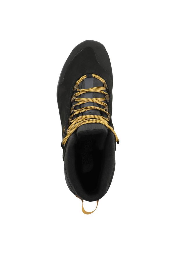Buty turystyczne męskie The North Face tHe M Cragstone Leather Mid Wp. Wysokość cholewki: za kostkę. Zapięcie: sznurówki. Kolor: czarny. Materiał: materiał. Szerokość cholewki: normalna. Sport: turystyka piesza