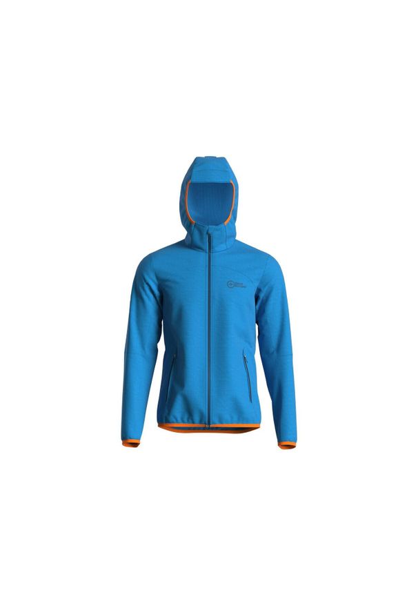 GREAT ESCAPES - Kurtka turystyczna Great Escapes Argentiere Evo. Kolor: niebieski. Sport: turystyka piesza