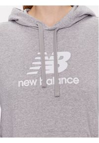 New Balance Bluza WT31533 Szary Relaxed Fit. Kolor: szary. Materiał: syntetyk, bawełna #3
