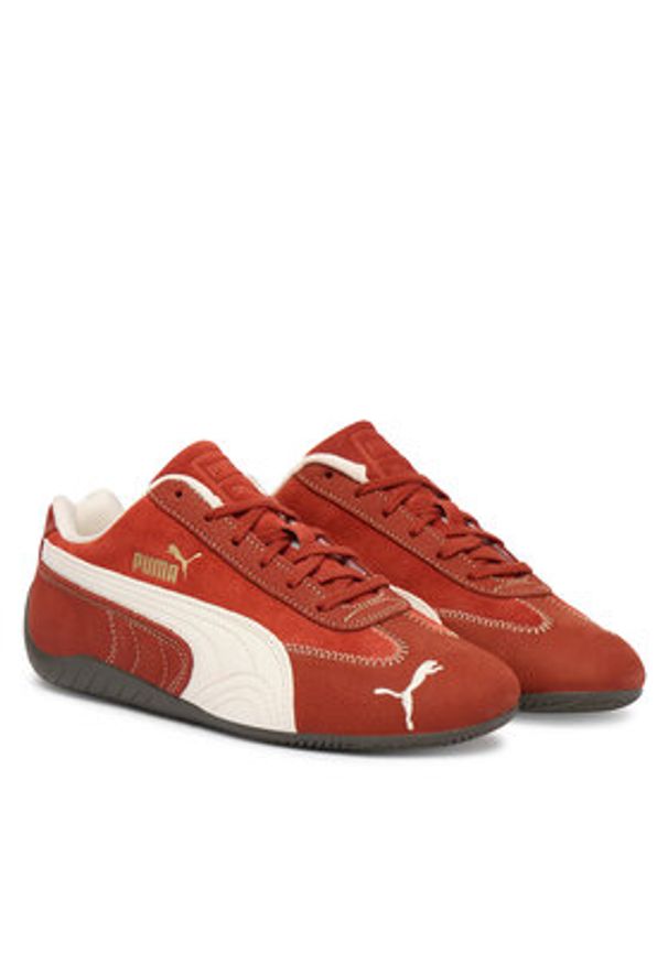 Puma Sneakersy Wine Club W 402562 07 Brązowy. Kolor: brązowy. Materiał: skóra, zamsz