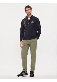 Aeronautica Militare Bluza 241FE1869F459 Granatowy Regular Fit. Kolor: niebieski. Materiał: bawełna