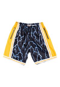 Mitchell & Ness - Krótki Los Angeles Lakers nba lightning. Kolor: niebieski, wielokolorowy, czarny. Długość: krótkie. Sport: koszykówka #1