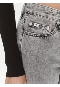 Calvin Klein Jeans Jeansy J20J222152 Szary Mom Fit. Kolor: szary