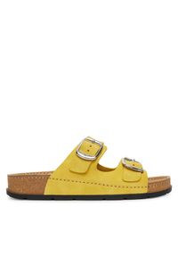 Klapki Scholl. Kolor: żółty #1