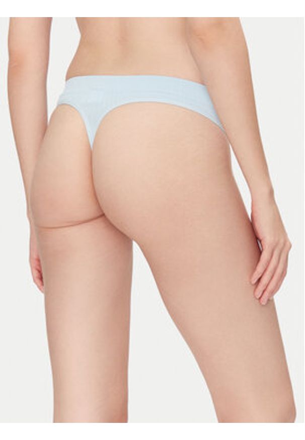 Hunkemöller Stringi Dianne 302143 Błękitny. Kolor: niebieski. Materiał: syntetyk