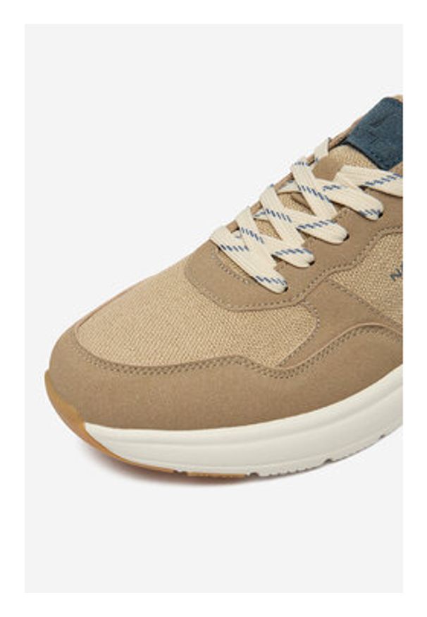 Nautica Sneakersy CWBEO-BASILIO-01 Beżowy. Kolor: beżowy. Materiał: materiał