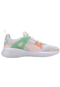 Buty Puma Nuage Run Cage W 372708 01 białe. Kolor: biały. Materiał: guma, syntetyk. Szerokość cholewki: normalna. Sport: bieganie