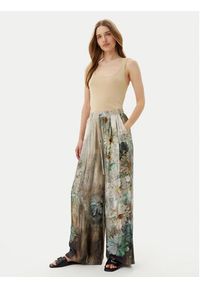ViCOLO Spodnie materiałowe TD0704 Zielony Relaxed Fit. Kolor: zielony. Materiał: wiskoza #5