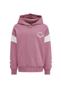 Bluza z kapturem dla dzieci Hummel Optimism. Typ kołnierza: kaptur. Kolor: różowy. Materiał: materiał #1
