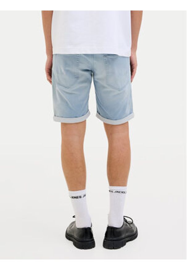 Jack & Jones - Jack&Jones Szorty jeansowe Rick 12269609 Niebieski Regular Fit. Kolor: niebieski. Materiał: bawełna