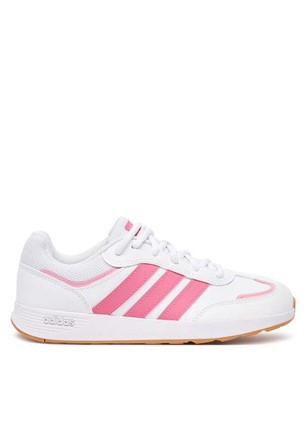 Adidas - adidas Sneakersy Tensaur Switch JI1054 Biały. Kolor: biały. Materiał: skóra