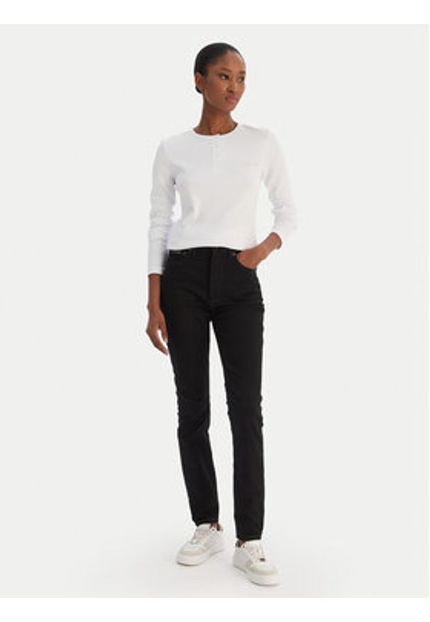 Calvin Klein Jeans Jeansy LV047D740G Czarny Skinny Fit. Kolor: czarny