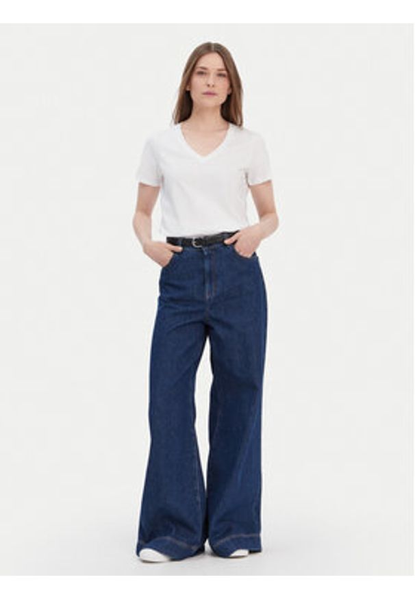 JOOP! T-Shirt 30040355 Biały Regular Fit. Kolor: biały. Materiał: bawełna