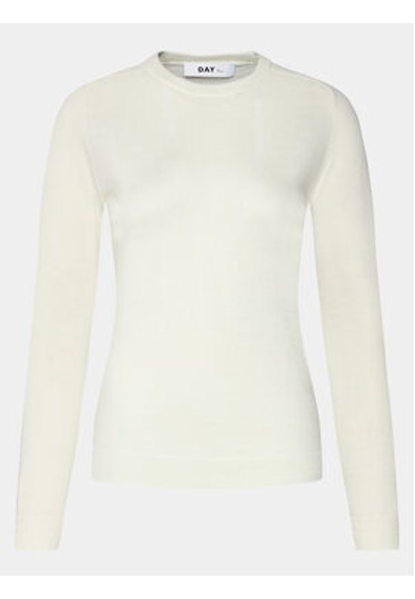 Day Birger et Mikkelsen - DAY BIRGER ÉT MIKKELSEN Sweter Annabelle 100023 Écru Regular Fit. Materiał: wełna