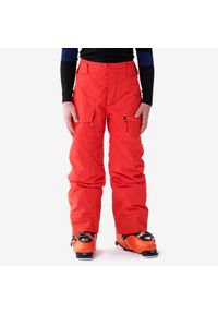 WEDZE - Spodnie narciarskie dla dzieci Wedze FR500. Kolor: czerwony. Materiał: materiał. Sport: narciarstwo