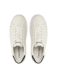 Calvin Klein Sneakersy HW0HW02214 Biały. Kolor: biały. Materiał: skóra