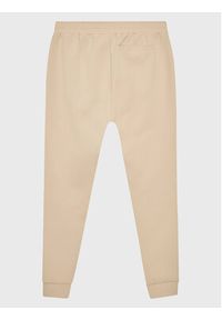 Calvin Klein Curve Spodnie dresowe Inclusive Micro Logo K20K204884 Beżowy Regular Fit. Kolor: beżowy. Materiał: bawełna, syntetyk #3