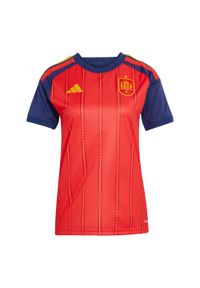 Adidas - Koszulka Spain 26 Home. Kolor: wielokolorowy, czerwony, różowy. Technologia: ClimaCool (Adidas). Sport: piłka nożna #1