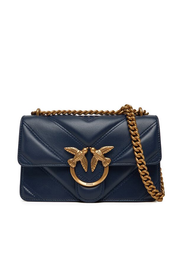 Pinko - PINKO Torebka Love One Mini Light Dc Al 25-26 PLTT 104550 A2OS Granatowy. Kolor: niebieski. Materiał: skórzane