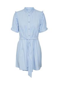 Noisy may - Noisy May Sukienka koszulowa Frig 27023861 Niebieski Regular Fit. Kolor: niebieski. Materiał: bawełna. Typ sukienki: koszulowe #4