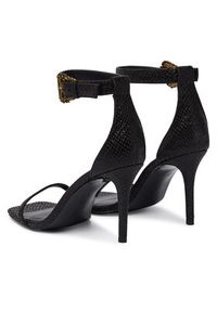 Versace Jeans Couture Sandały 80VA3S76 ZSS84 Czarny. Kolor: czarny. Materiał: skóra #5