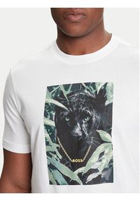 BOSS T-Shirt Te_Animali 50546362 Biały Regular Fit. Kolor: biały. Materiał: bawełna #5