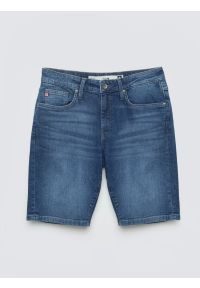 Big-Star - Szorty męskie jeansowe niebieskie Aden 449. Kolor: niebieski. Materiał: jeans. Sezon: lato. Styl: klasyczny #1