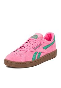 Reebok Sneakersy EO-CLUB C GROUNDS UK 100229526 Różowy. Kolor: różowy. Materiał: zamsz, skóra. Model: Reebok Club #6