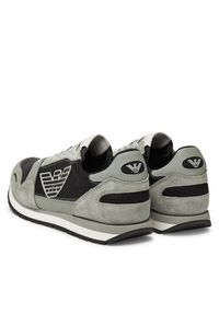 Emporio Armani Sneakersy X4X537 XN730 U549 Szary. Kolor: szary. Materiał: materiał