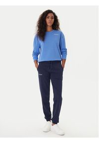 Kappa Spodnie dresowe Festa 331M34W Granatowy Regular Fit. Kolor: niebieski. Materiał: bawełna #3