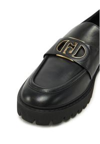 Liu Jo Loafersy SA5047 P0102 Czarny. Kolor: czarny. Materiał: skóra